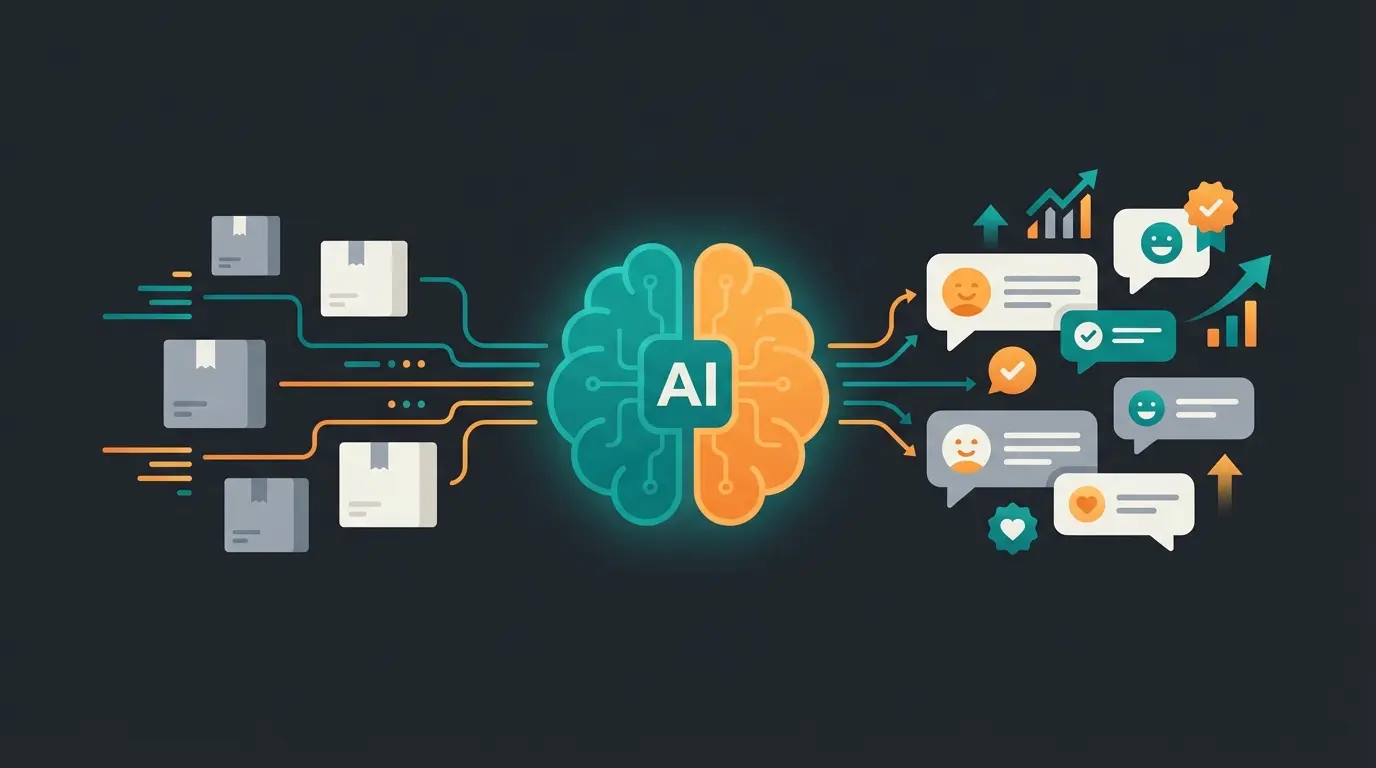 Future vision of AI-connected merchandise management driving customer experience