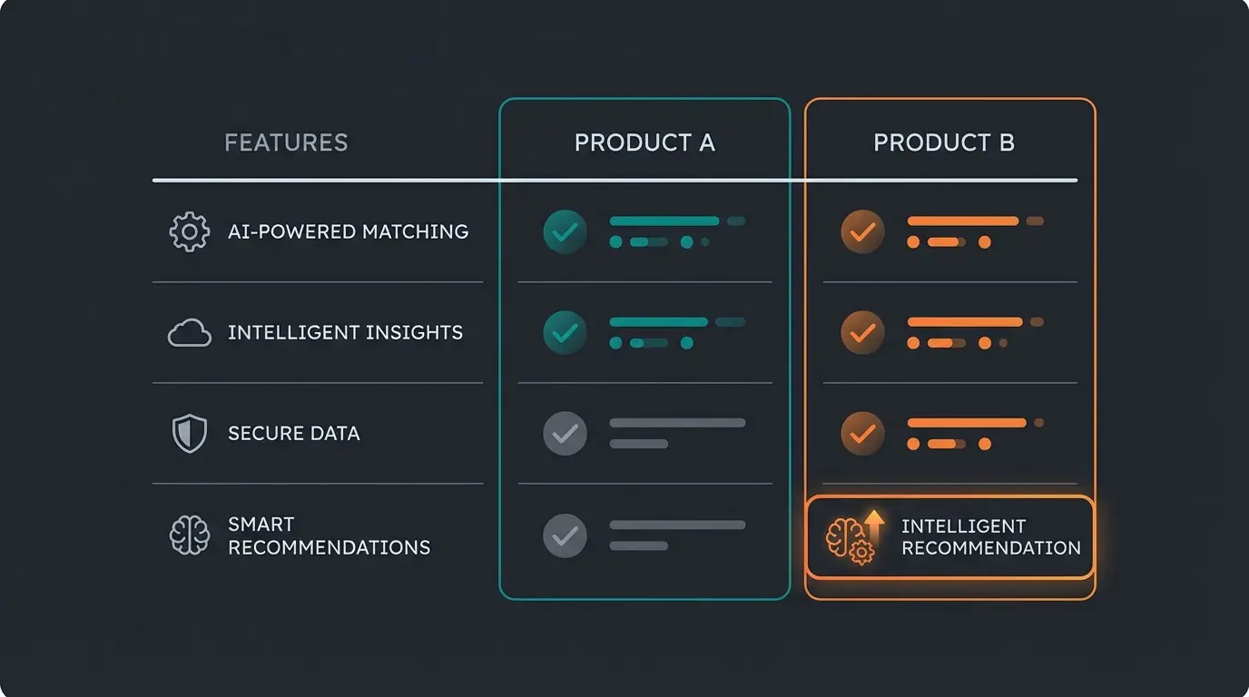 KI-generierte Produktvergleichstabelle in Shopware