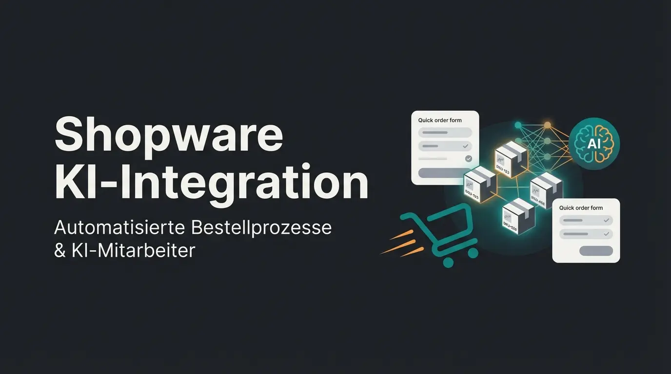 Shopware Schnellbestellung mit KI-gestützter Produktsuche für B2B E-Commerce