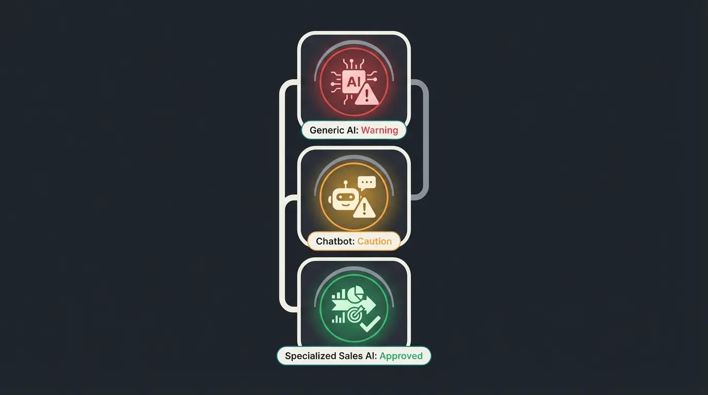 Compliance readiness traffic light showing green for specialized AI solutions