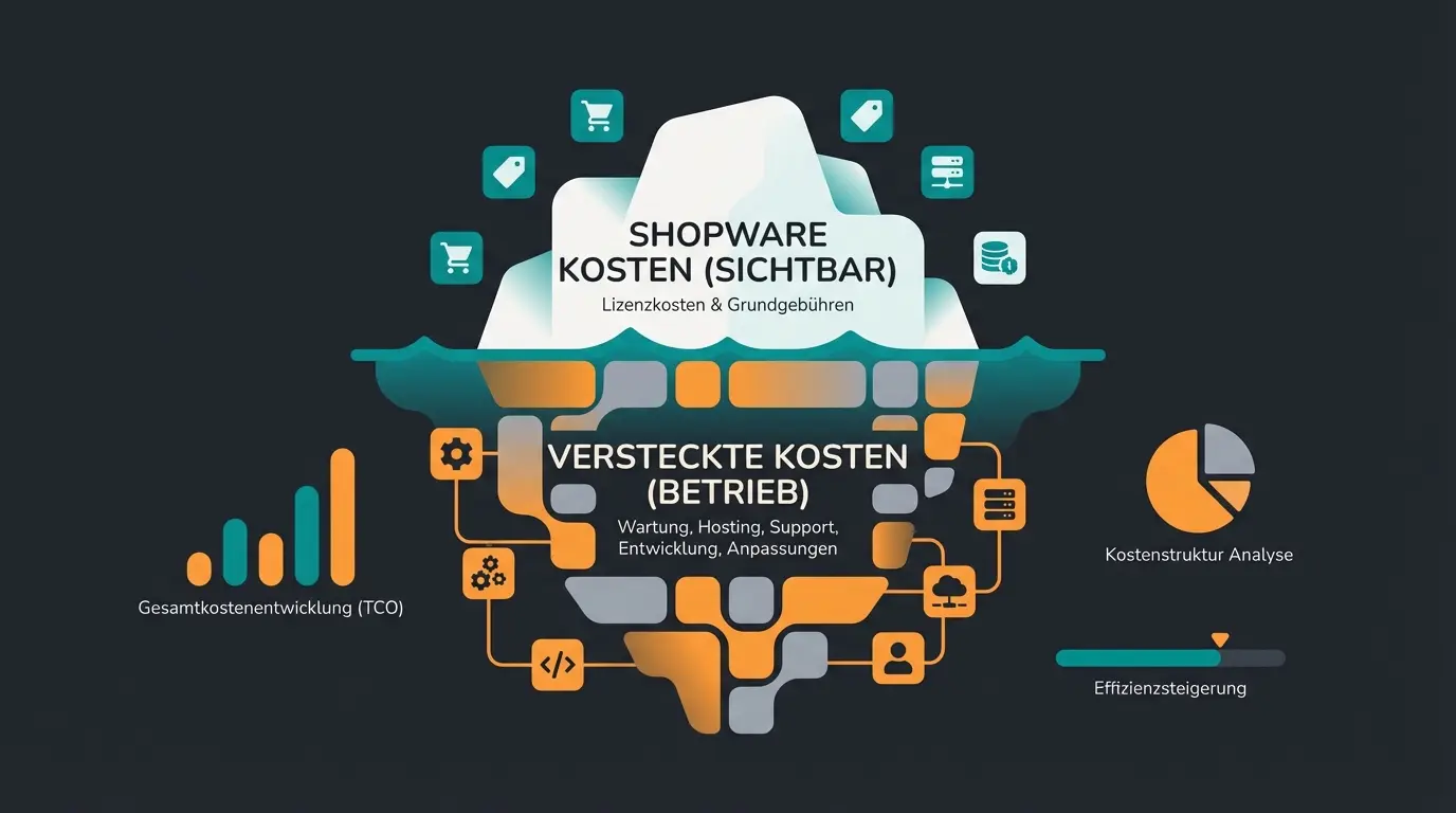 Übersicht der Shopware Kosten 2025 mit Lizenzmodellen und ROI-Analyse