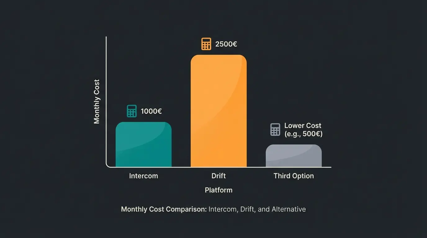 Preisvergleich Drift vs Intercom für deutsche B2B-Unternehmen