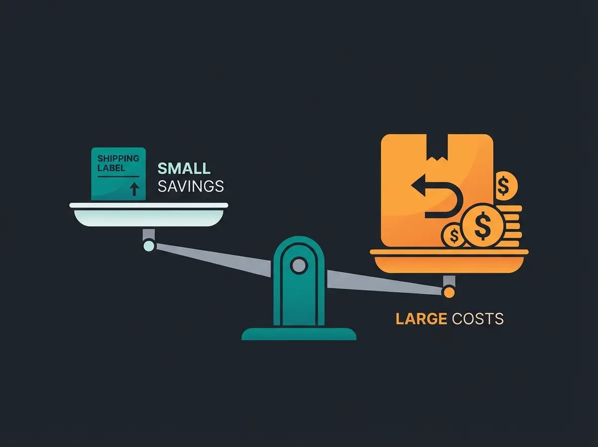Kostenvergleich: Versandersparnis vs. Retourenkosten bei Hermes