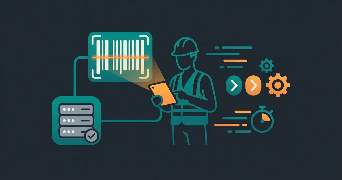 Mobile Schnellbestellung im Lager mit Barcode-Scanner auf Shopware