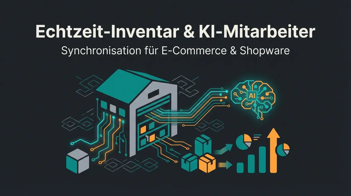 Moderne Lagerverwaltung mit KI-gestützter Bestandsanalyse und Echtzeit-Datenfluss