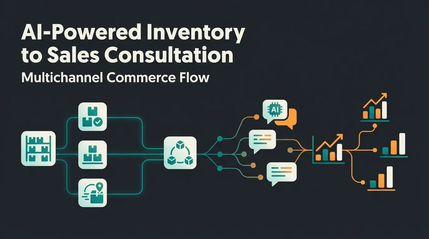 Modern eBay inventory management system with AI consultation features visualization