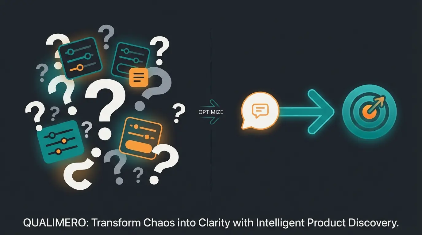 Comparison between a confused user with search filters and a happy user with an AI consultant