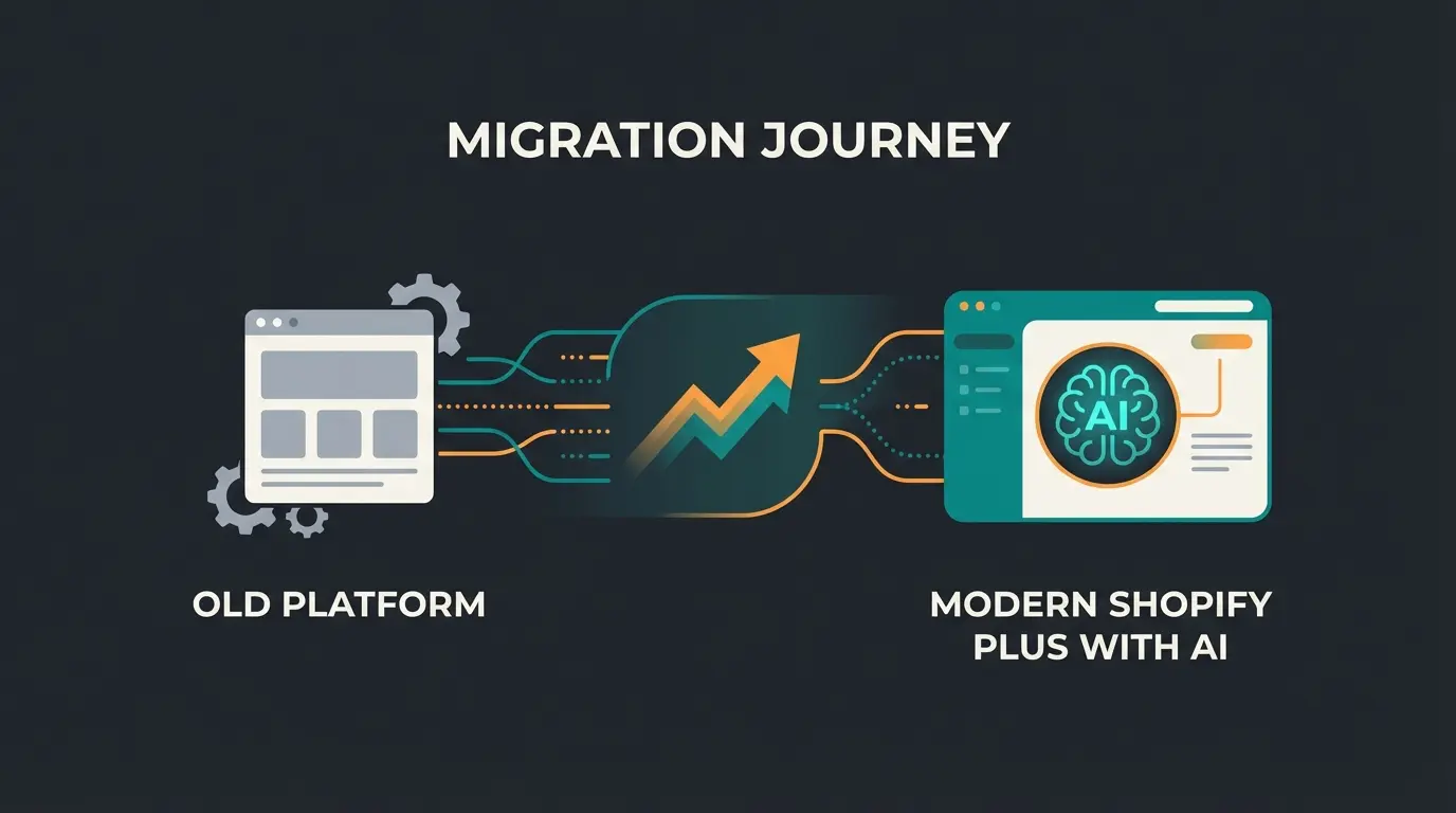 Migrationsprozess von Shopware oder Magento zu Shopify Plus mit KI-Integration