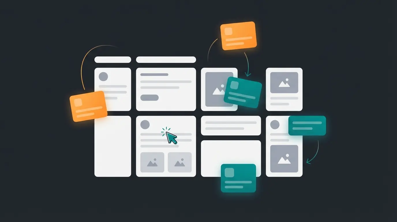 Magento Page Builder Drag-and-Drop Interface mit Content-Typen