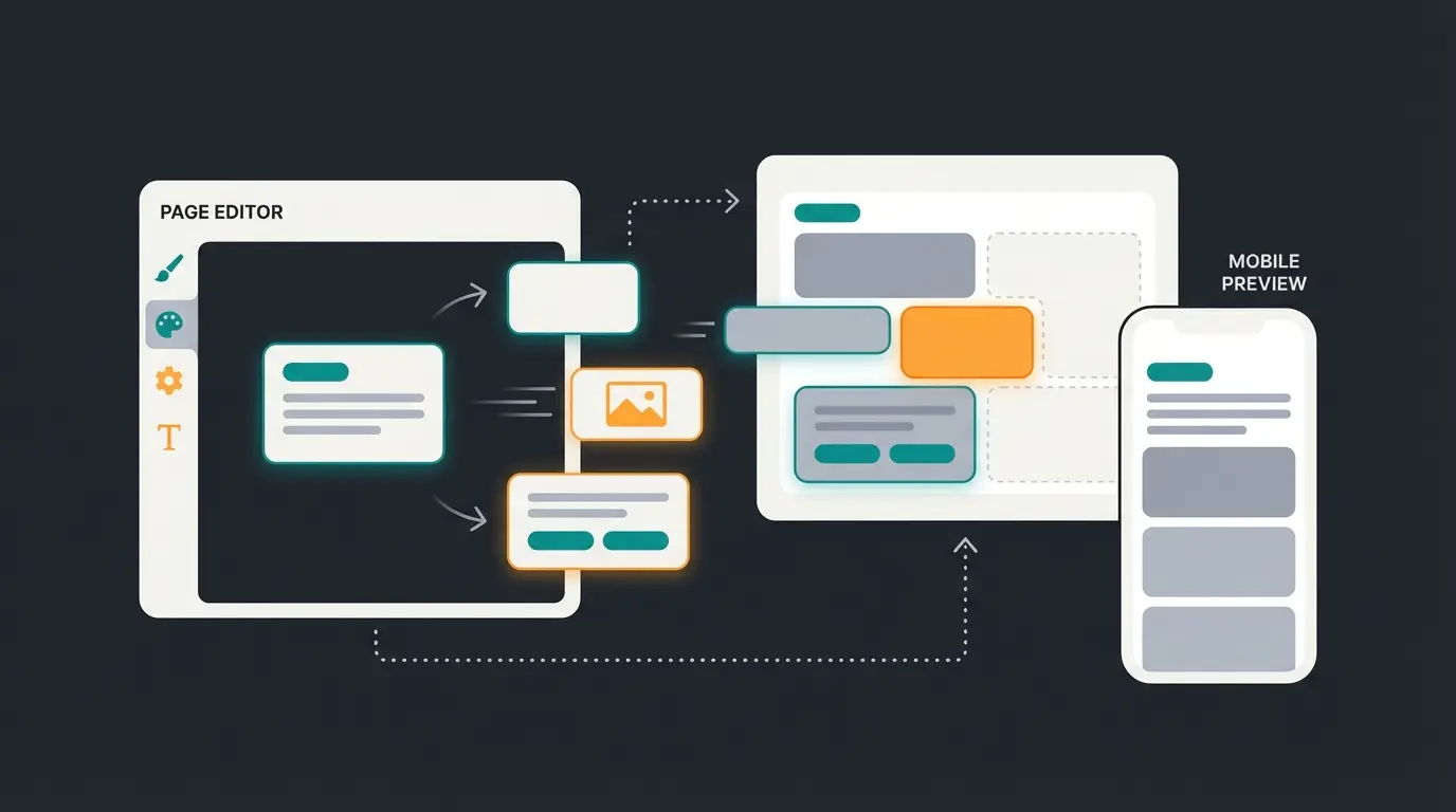 Shopware Erlebniswelten Editor mit mobilem Preview