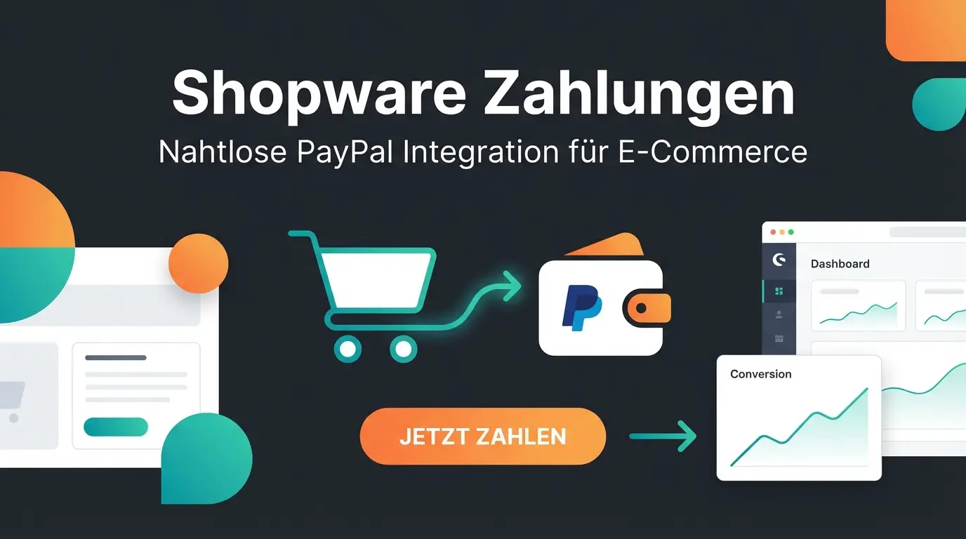 Shopware PayPal Integration Dashboard mit Checkout-Buttons und Zahlungsoptionen