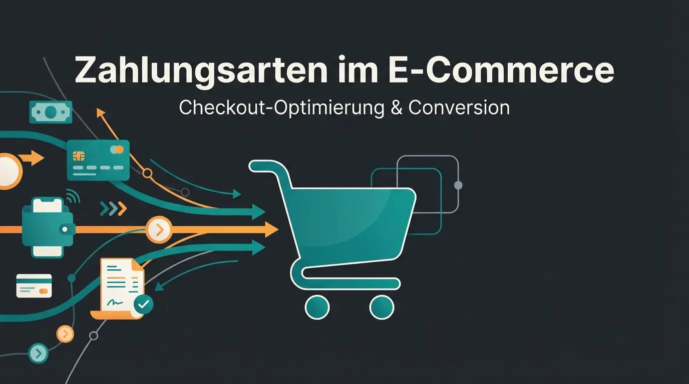 Shopware Zahlungsarten Übersicht mit verschiedenen Payment-Optionen und Checkout-Optimierung