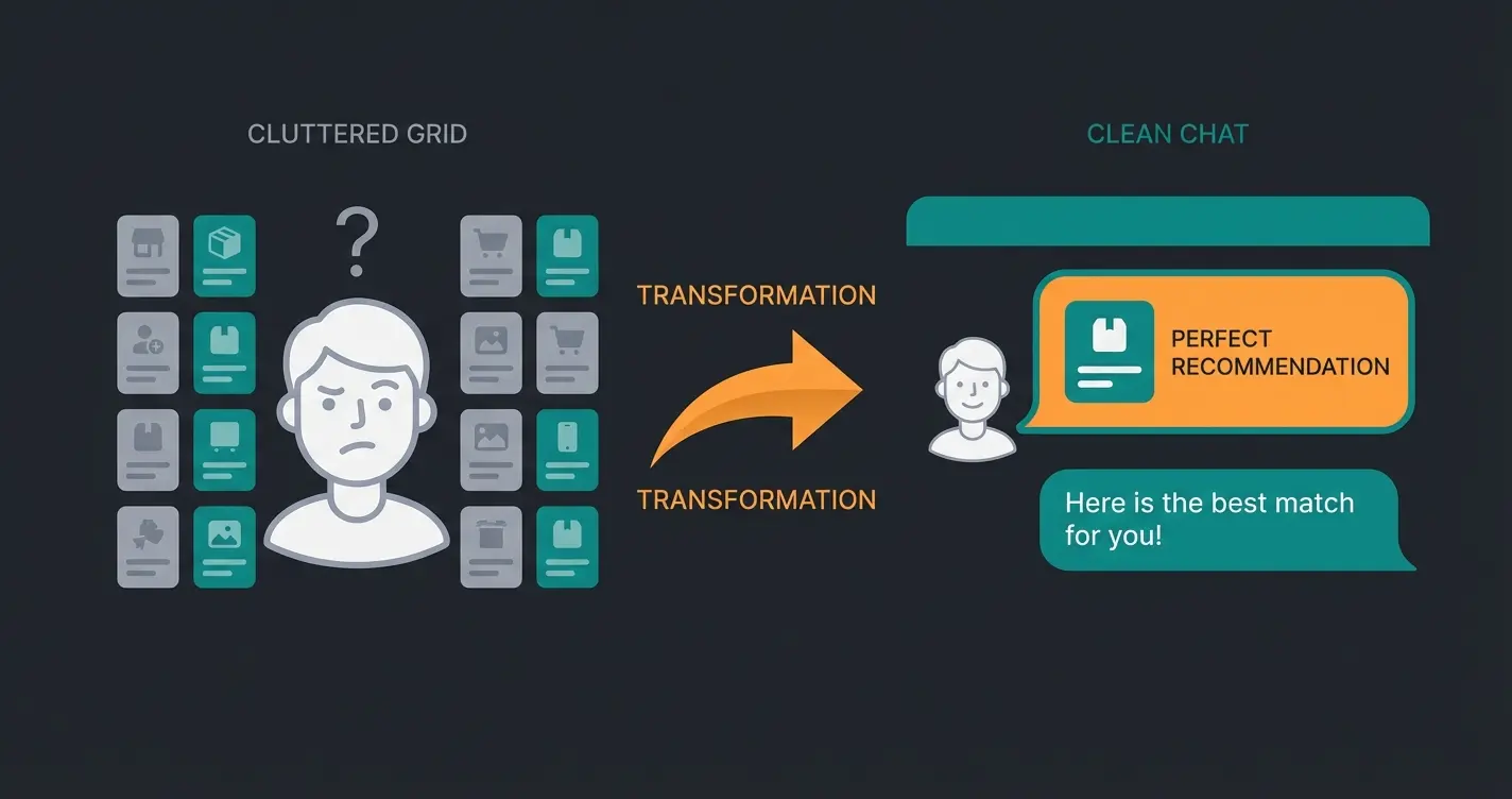 Vergleich passiver WooCommerce Shop versus KI-gestützter Beratungsshop