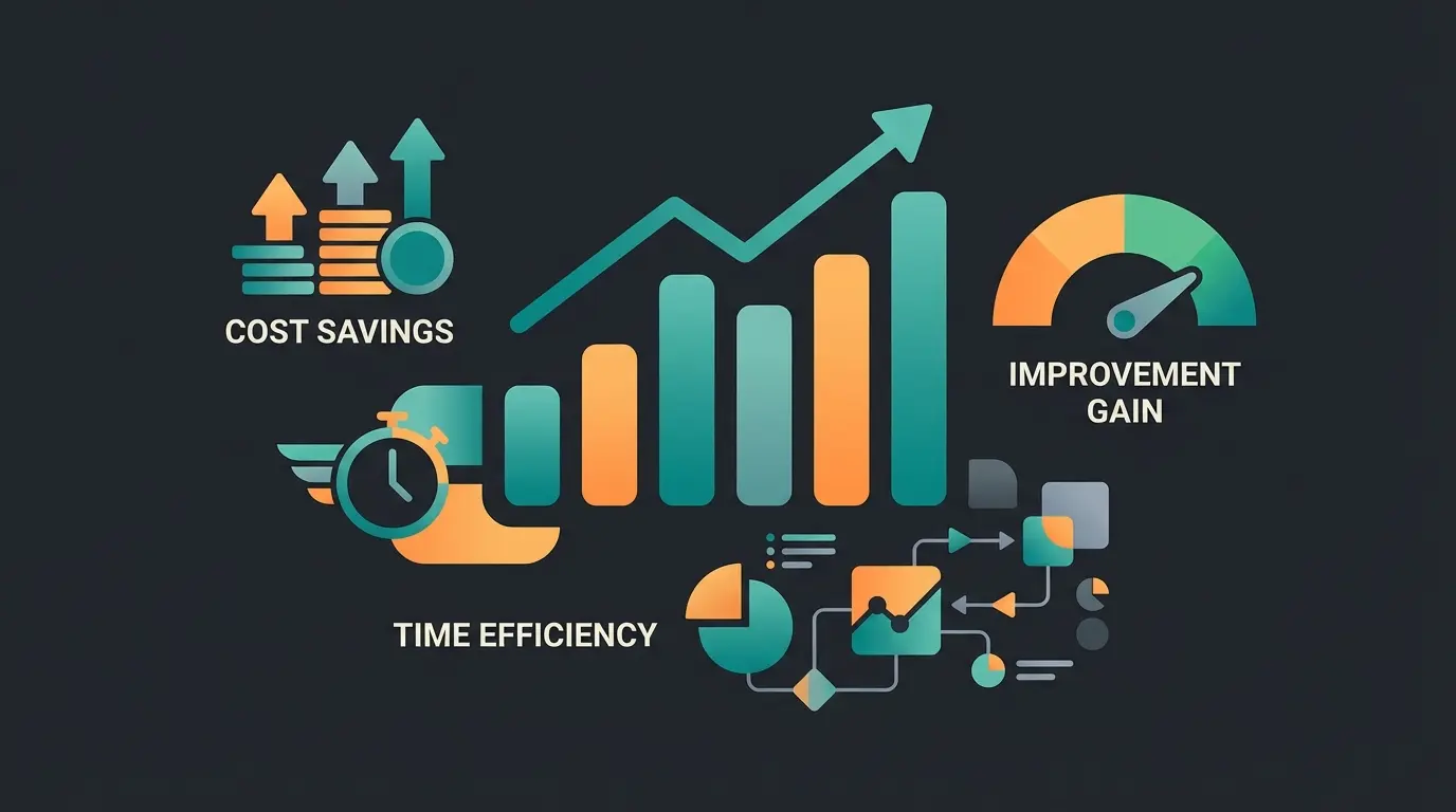 ROI comparison chart showing traditional CRM hidden costs versus AI-powered CRM efficiency gains
