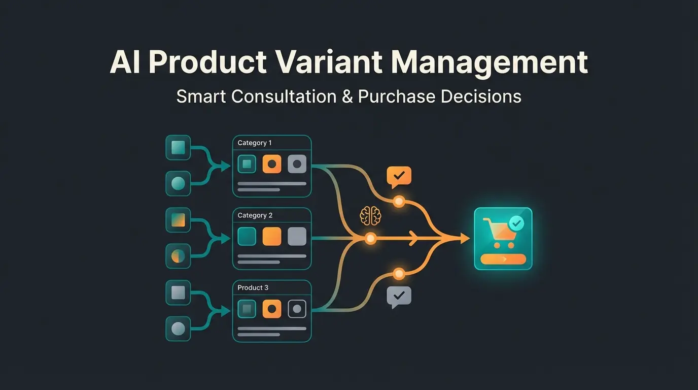 Shopware variant management and AI-guided product consultation visualization