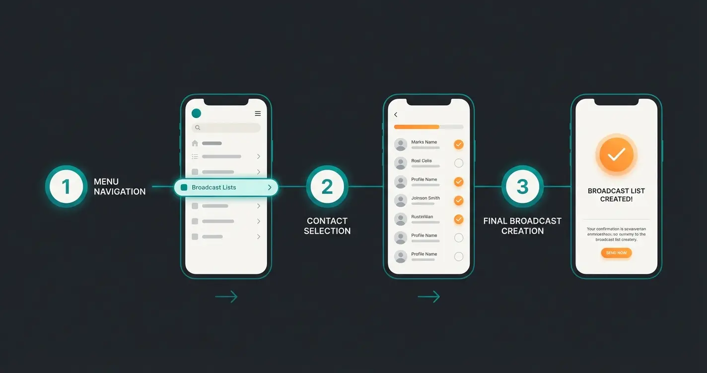 Schritt-für-Schritt Anleitung zur Erstellung einer WhatsApp Broadcast-Liste
