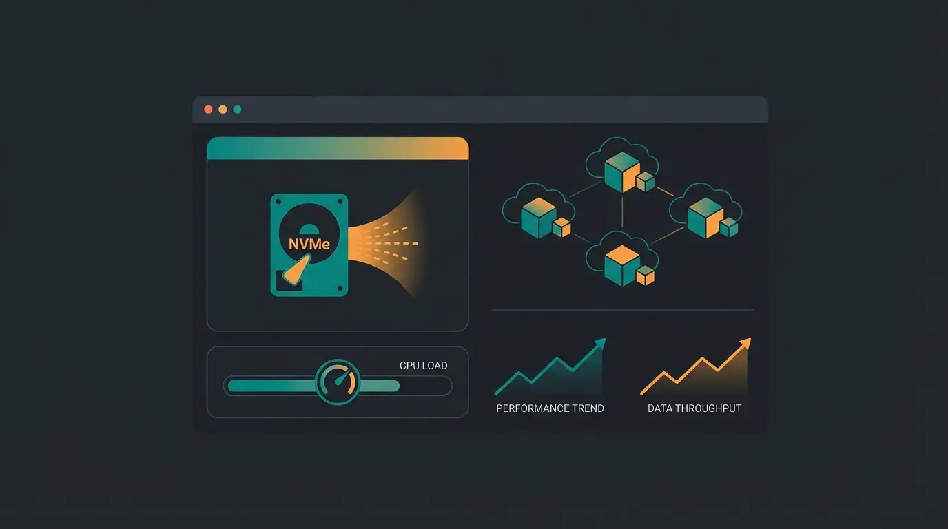 Cloudways Vultr High Frequency server performance dashboard visualization
