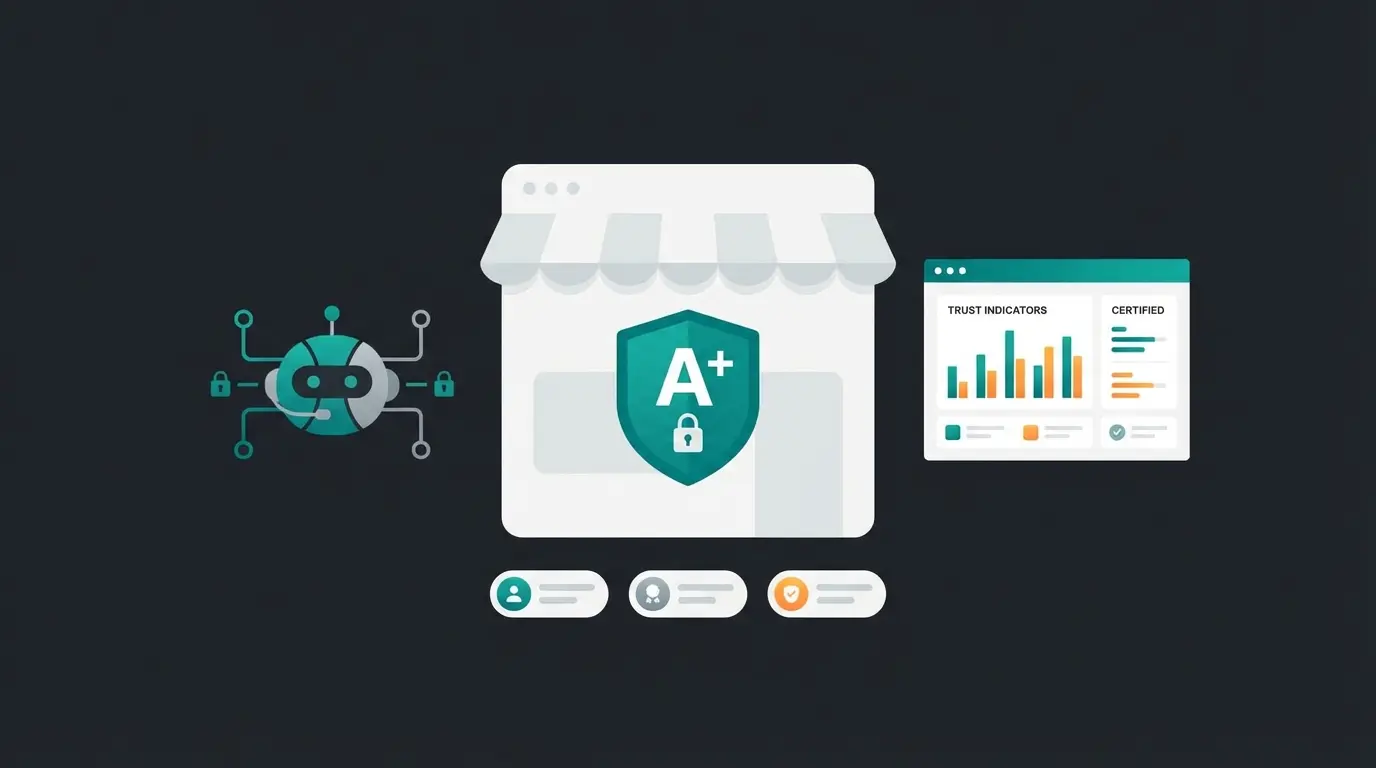 Secure e-commerce shop with A+ SSL rating and AI-ready infrastructure