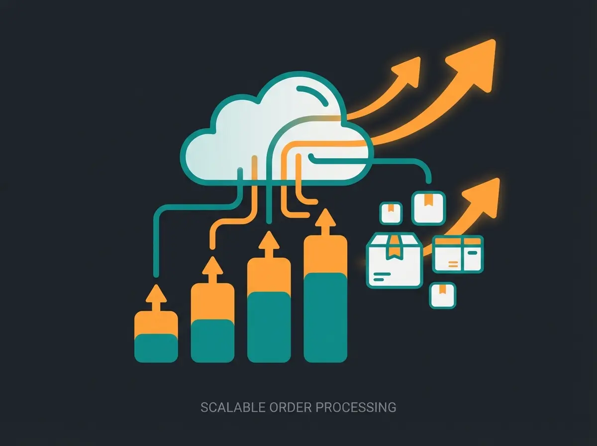 Cloud ERP system scaling visualization for D2C brands