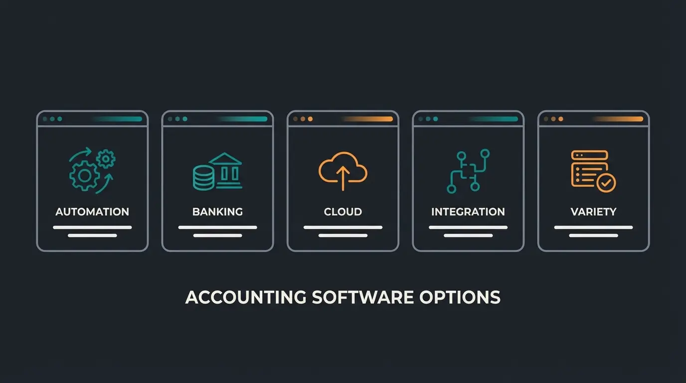 Übersicht der wichtigsten Finanzbuchhaltung Software Anbieter mit Kernfunktionen