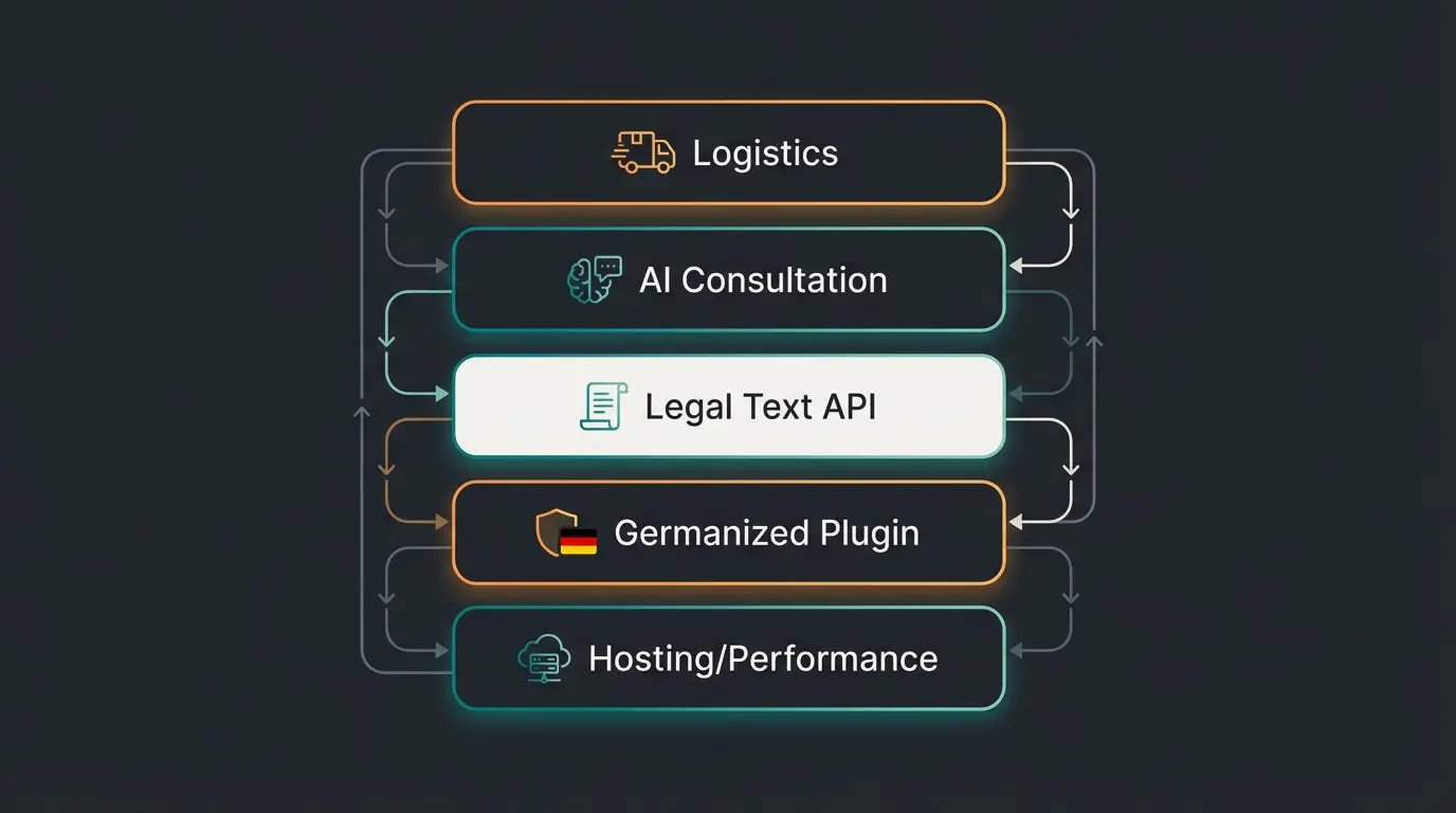 Optimaler Tech Stack für WooCommerce Germanized 2026