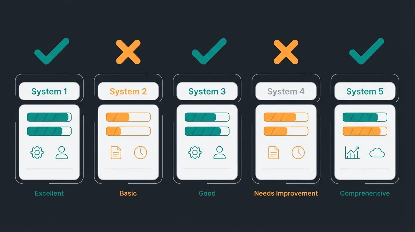 Vergleichstabelle kostenloser Ticketsysteme mit Limits und Features