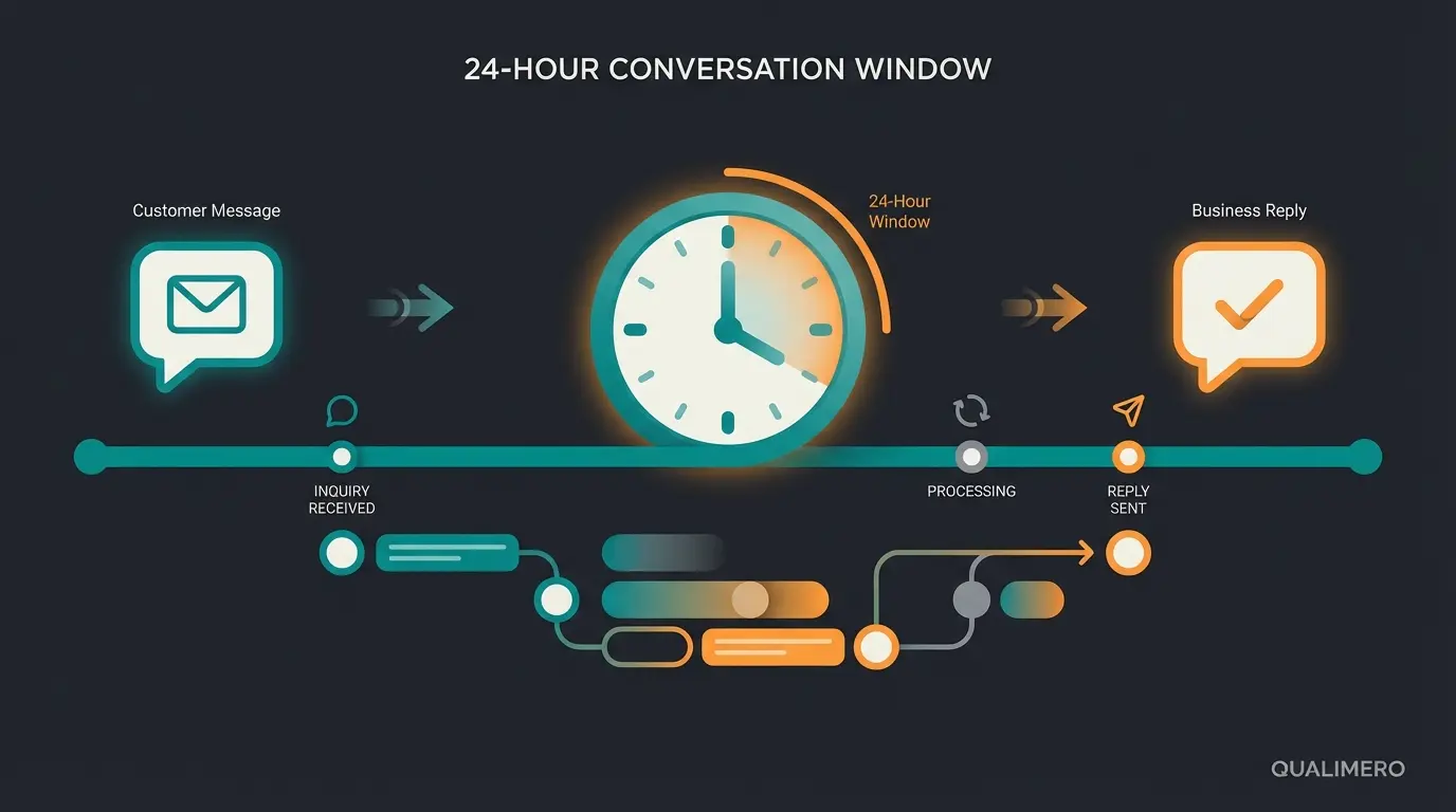 Das 24-Stunden-Unterhaltungsfenster bei WhatsApp Business erklärt
