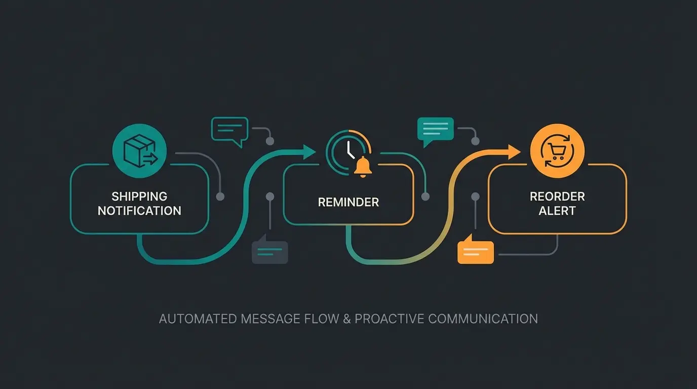 Übersicht proaktiver WhatsApp-Nachrichten für besseren Kundenservice