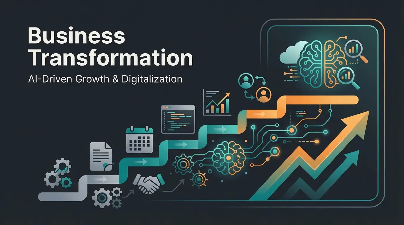 Digital transformation journey for small and medium businesses with AI integration