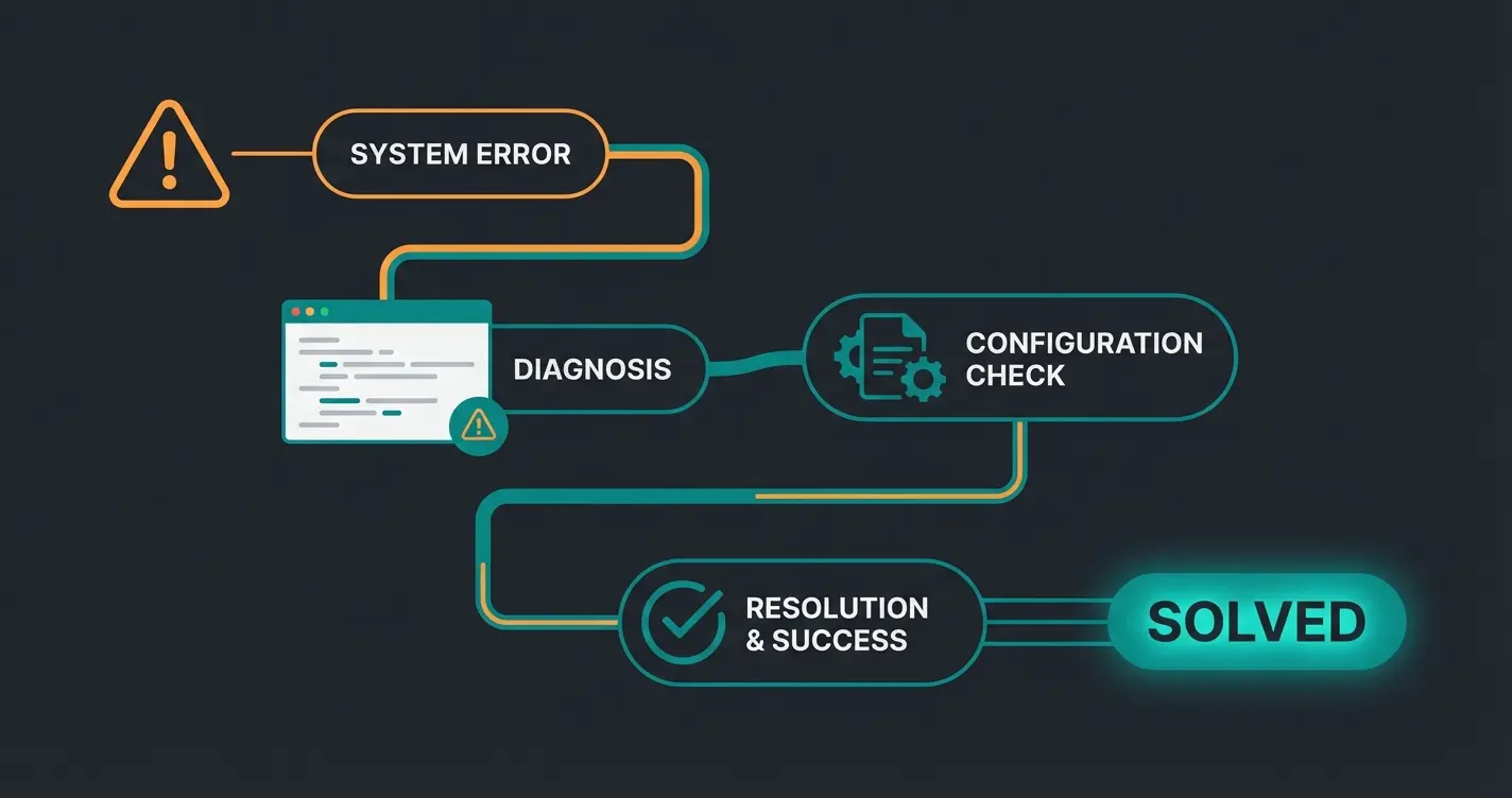 SSL troubleshooting workflow diagram for common Shopware errors