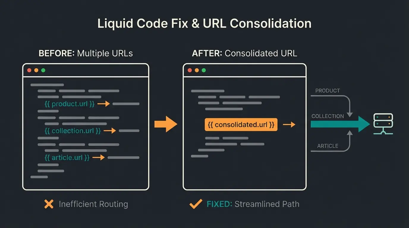 Shopify Canonical Tag Fix im Code Editor