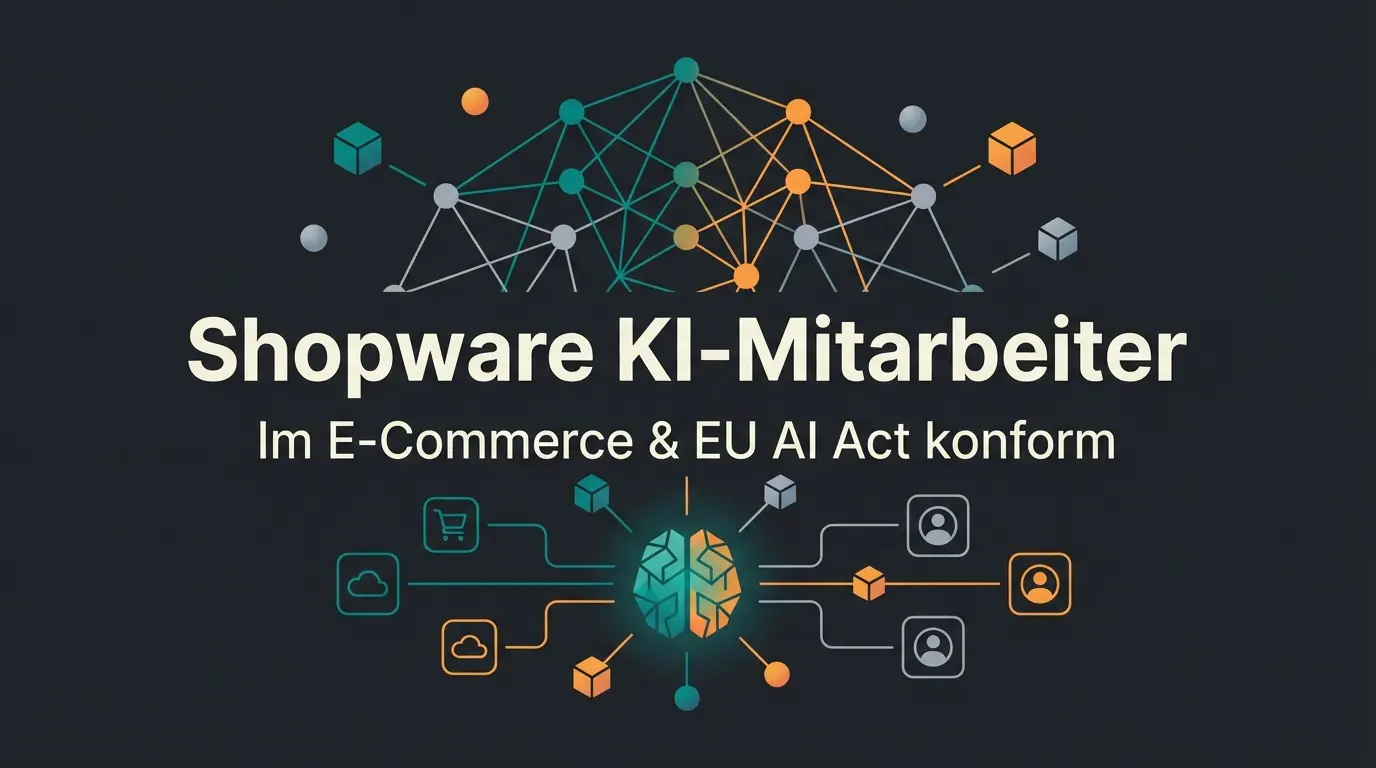 Abstrakte Darstellung von Vektordatenbanken und KI für intelligente Produktberatung