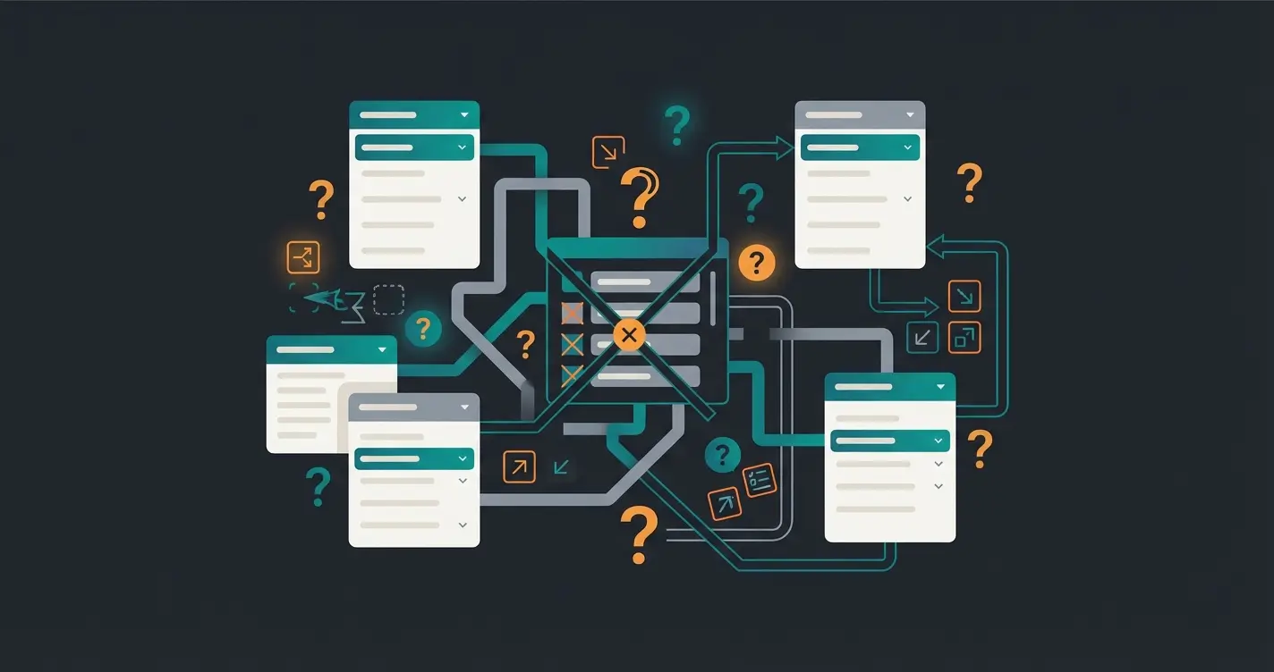 Customer frustration with complex variant dropdown selection in e-commerce