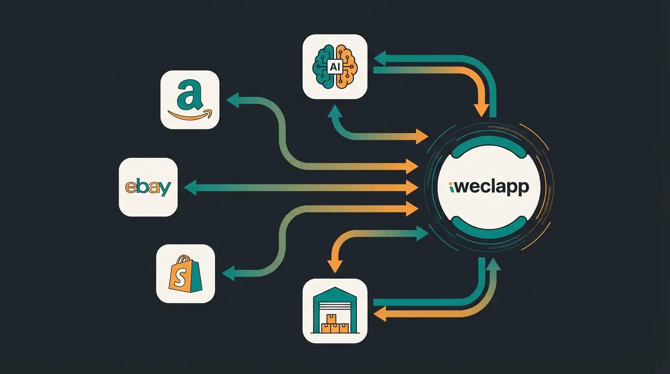 Multi-Channel Datenfluss mit weclapp als zentrale Datenquelle
