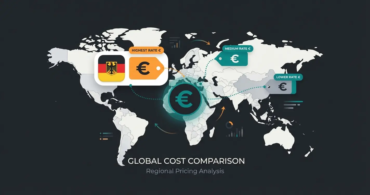 Kostenvergleich Magento Entwickler nach Region und Typ