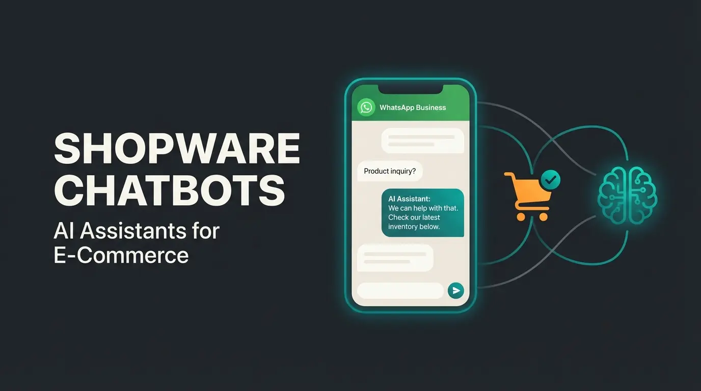 WhatsApp Business setup interface with AI consultation features on dark background