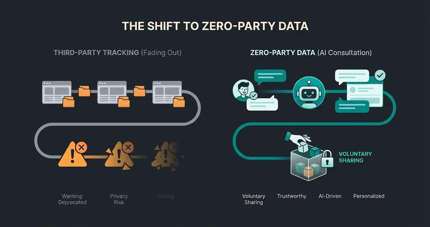 Zero-Party Data vs Third-Party Data Vergleich für E-Commerce