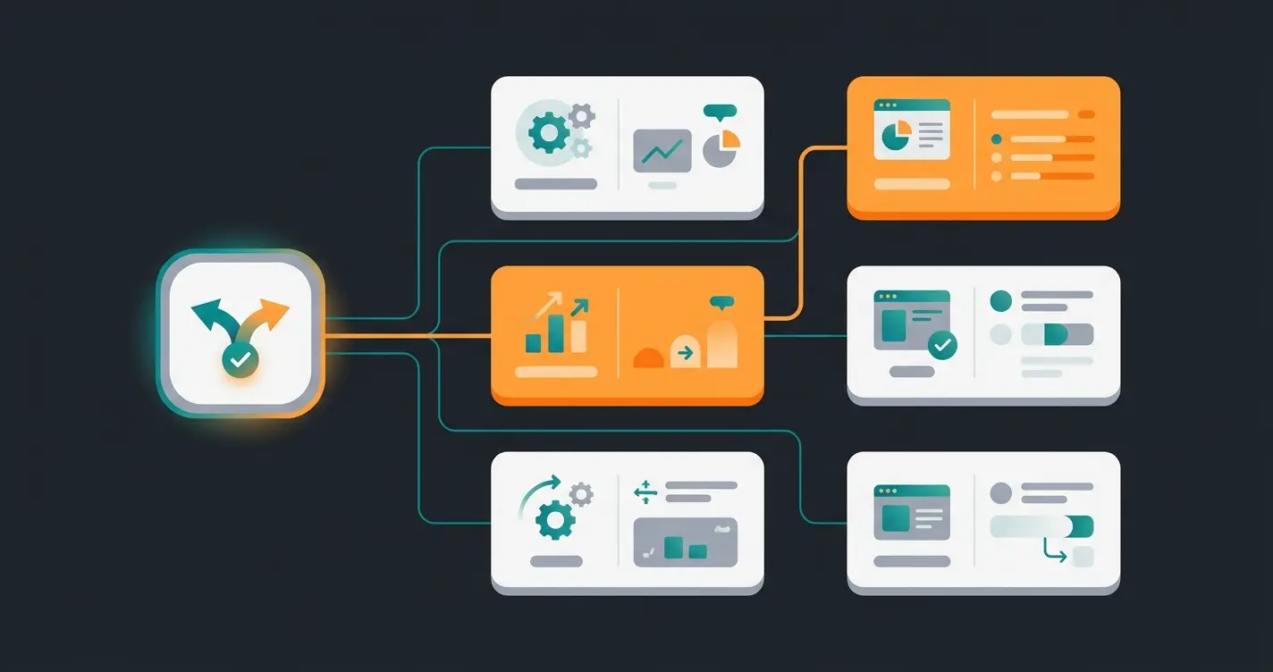Übersicht der Enterprise-E-Commerce-Plattformen Adobe Commerce, Shopify Plus, Shopware, Salesforce Commerce Cloud, commercetools und BigCommerce