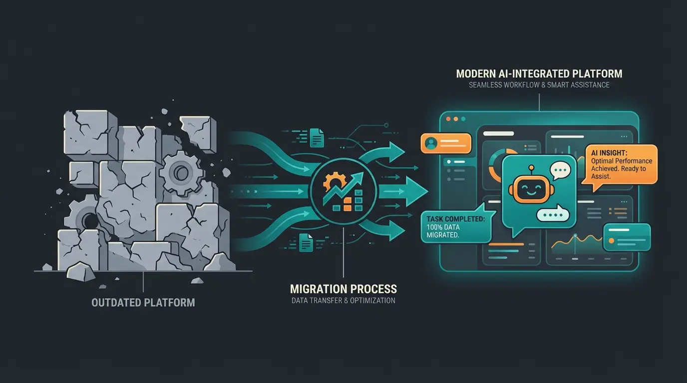 Von Shopware 5 ueber Migration zu Shopware 6 mit KI-Mitarbeiter Integration