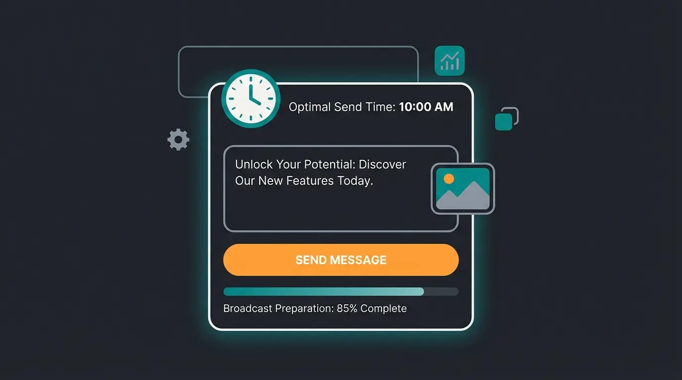 WhatsApp Broadcast message best practices: timing, rich media, short copy, and clear CTA