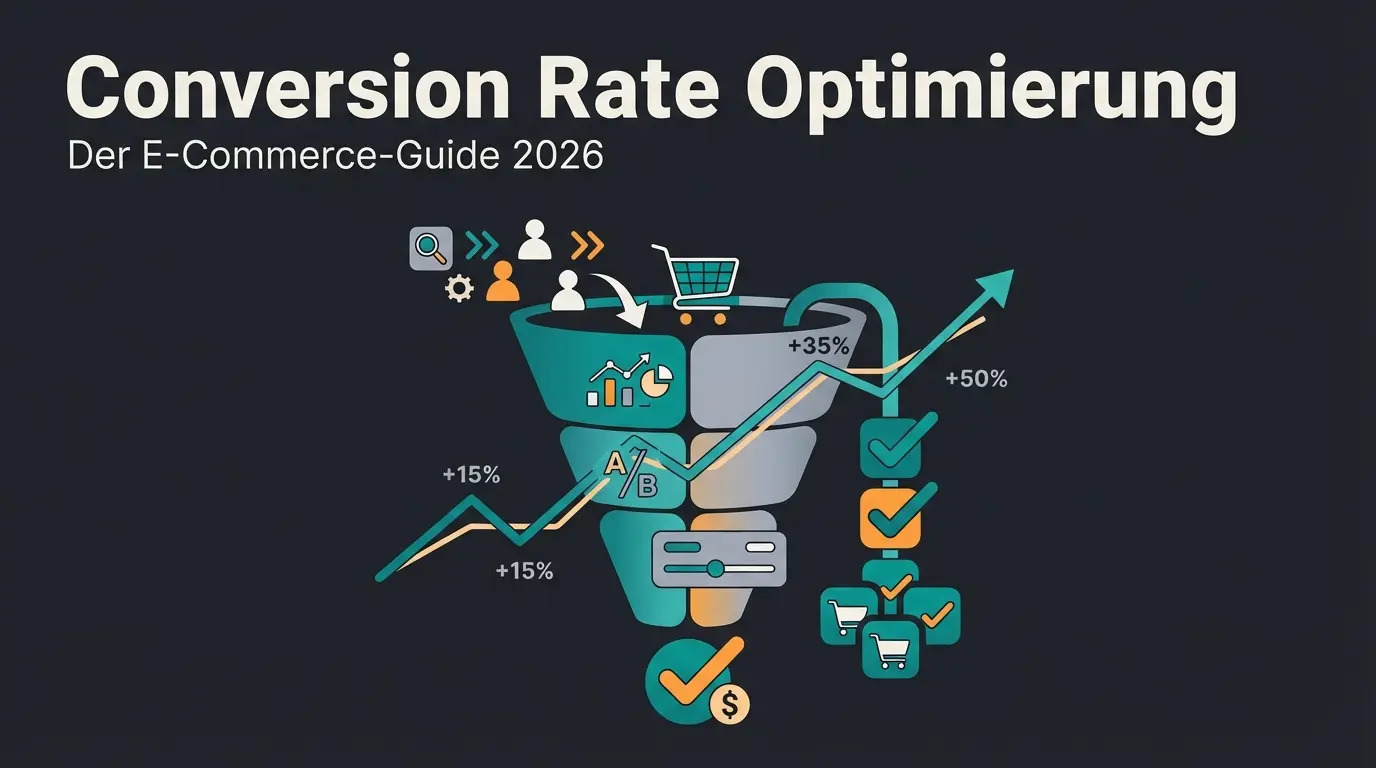Conversion Rate Optimierung im E-Commerce: Funnel-Visualisierung mit Optimierungsprozess
