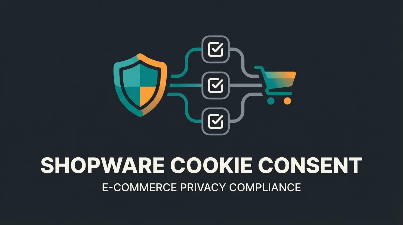 Shopware cookie consent configuration dashboard with compliance and conversion optimization elements