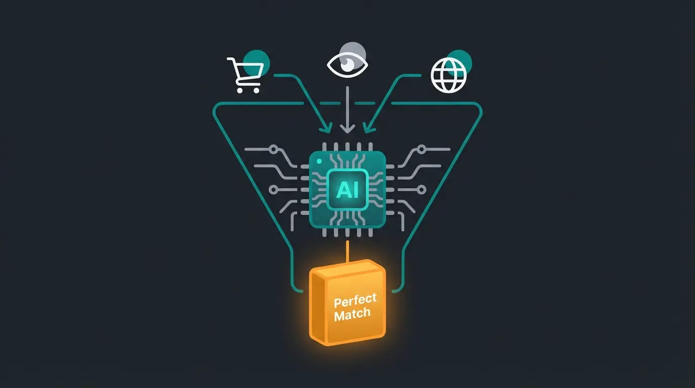 Diagram of data flow into the AI engine