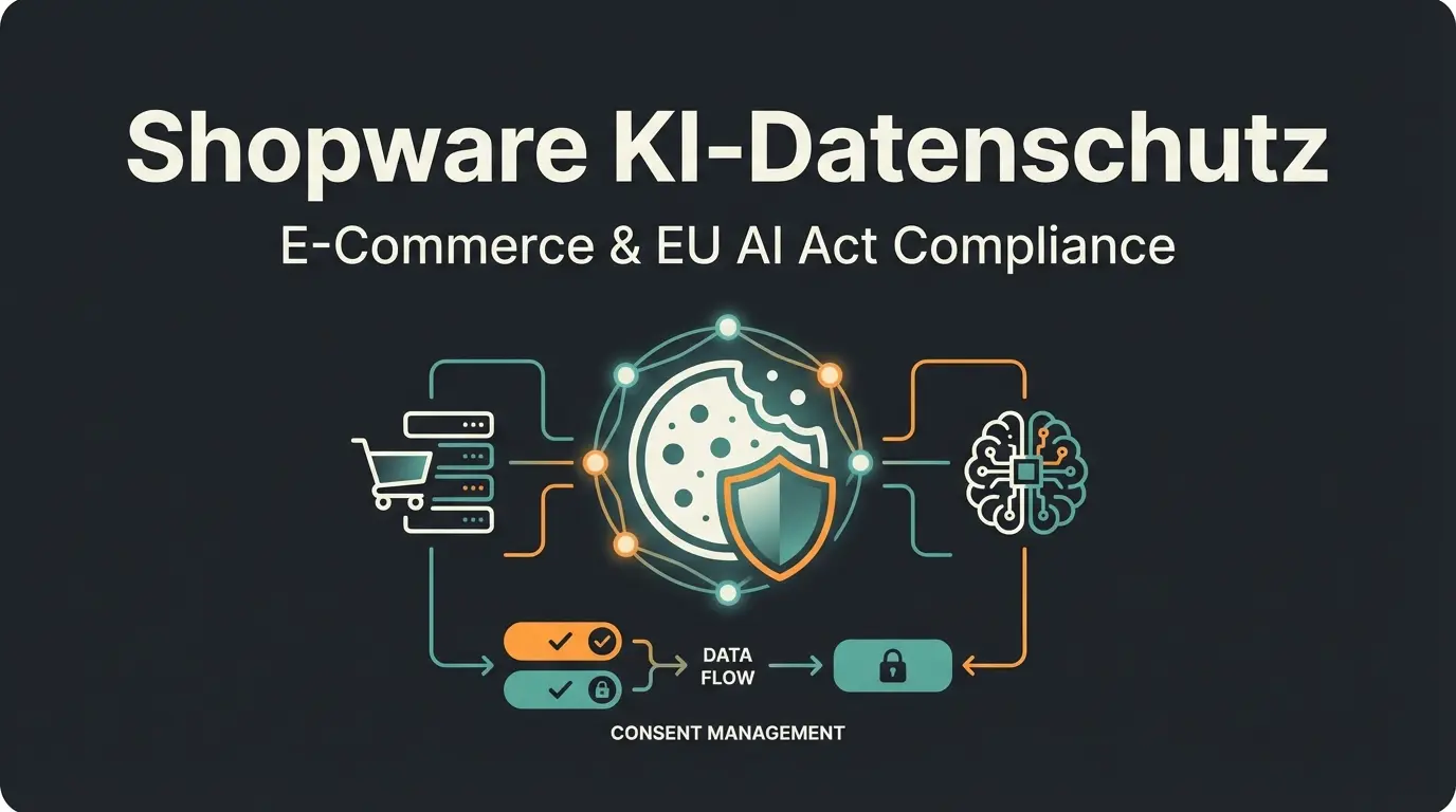 Shopware Cookie Consent Konfiguration mit DSGVO Compliance und AI Integration
