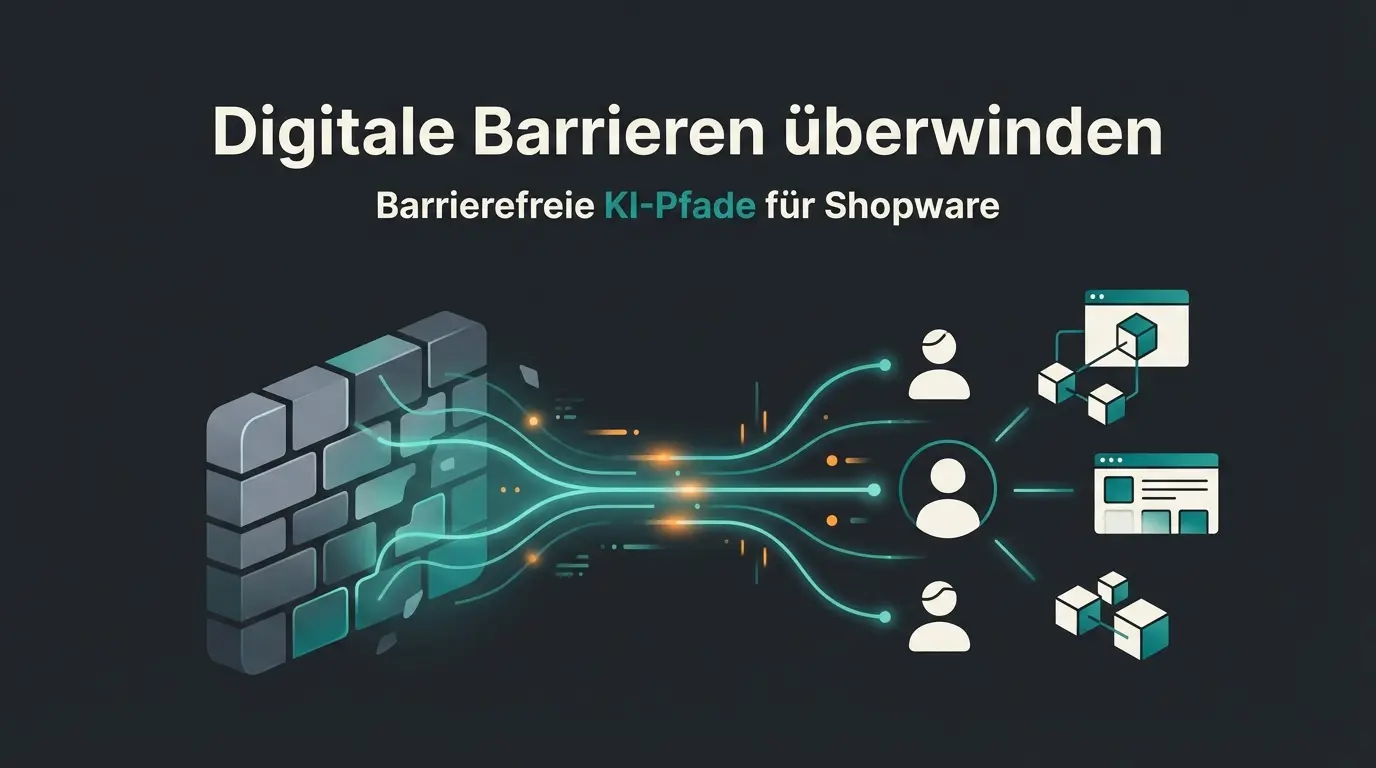 Illustration die digitale Barrierefreiheit und Inklusion symbolisiert