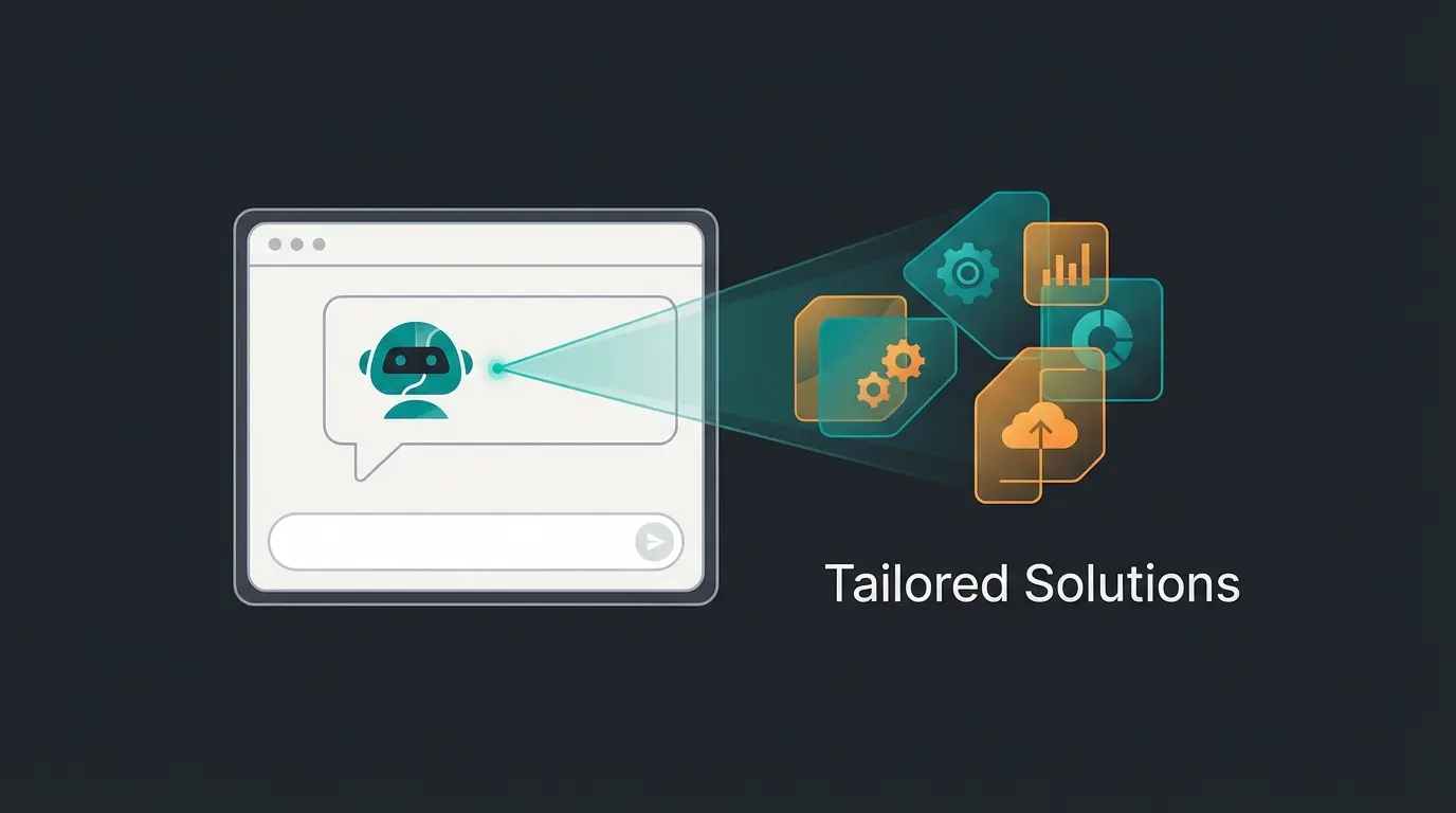 Zukunftsvision eines KI-Chatbots als Verkaufsassistent