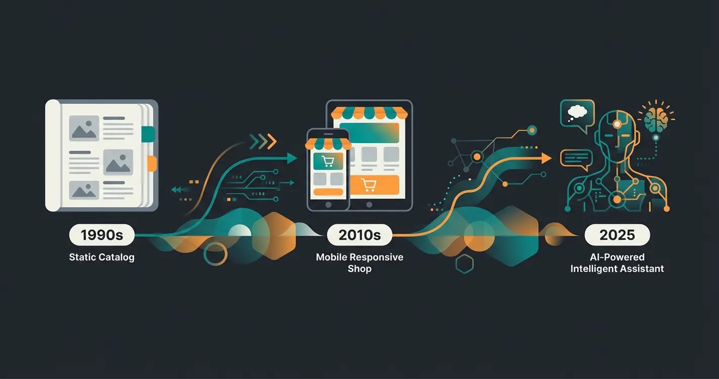 Evolution des Online-Shops von Katalog zu intelligentem Verkaufssystem