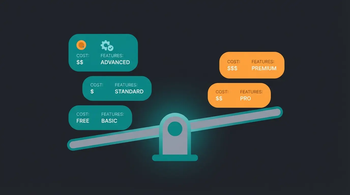 E-commerce platform pricing comparison showing Shopify alongside alternatives