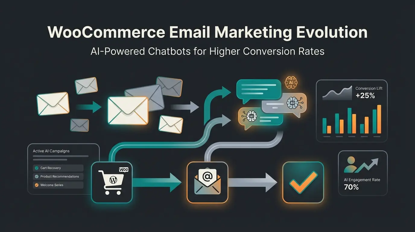 WooCommerce newsletter plugin dashboard with AI consultation features and email marketing automation