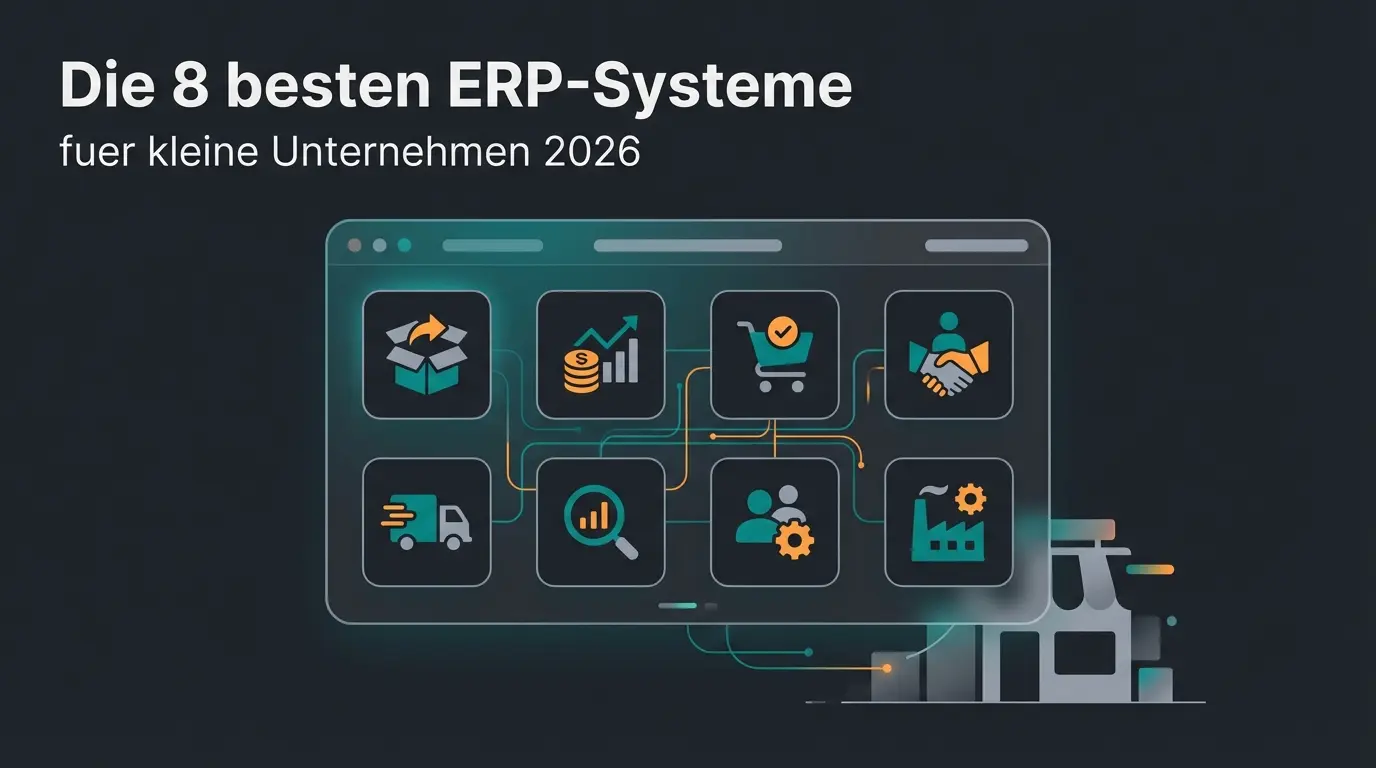 Vergleich der 8 besten ERP-Systeme für kleine Unternehmen 2026 mit Modulübersicht